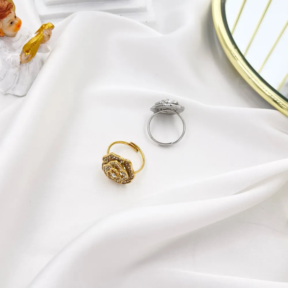 Rosa-Anello Regolabile in Acciaio - AAR-103-AA3363R