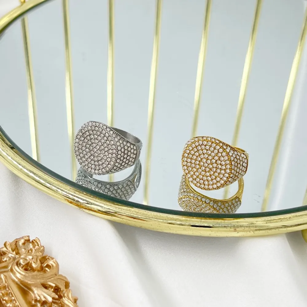 Tondo  -Anello Regolabile in Acciaio - AAR-103-AA4470R