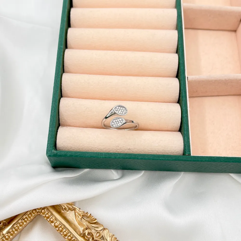 Semplice -Anello Regolabile in Acciaio - AAR-103-AA5180R