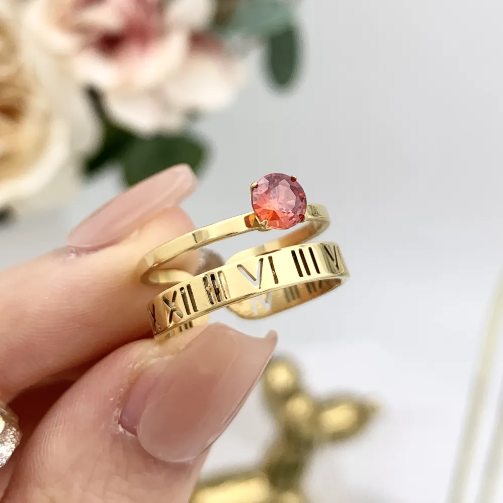 Mix con Punto Luce-60Pz Anelli Regolabili in Acciaio - AAR-105-178