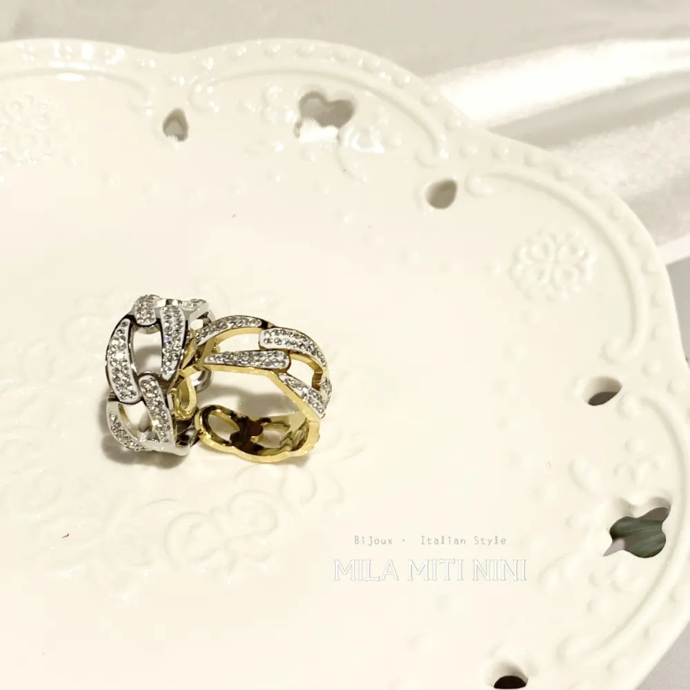 Catena-12pz Anelli Regolabili in Acciaio - AAR413-469