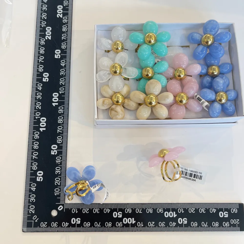 Fiore  -Anello Regolabile in Acciaio - AAR-732-394