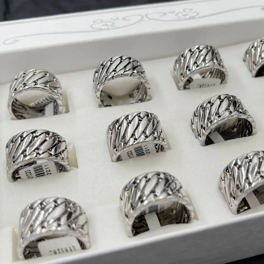 Catena alta-Anello in Acciaio con Misure - AAU-F130F140