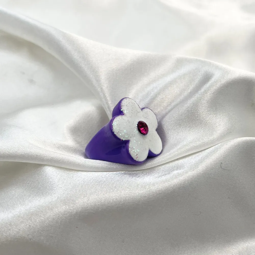 Fiore -36pz Anelli in Metallo Regolabili - AMR-109-Fiore