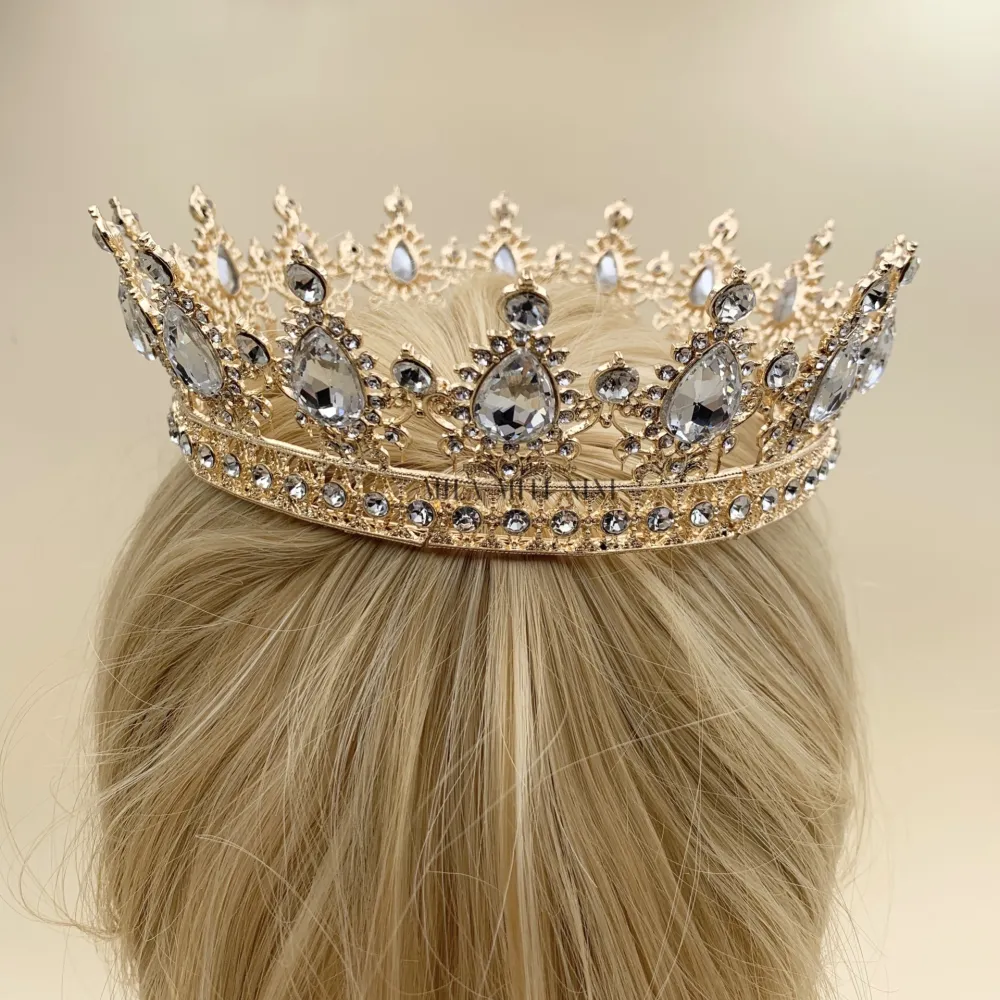 AXC0314-Corona Sposa- Acccessori per Capelli - AXC0314-Corona da Regina - Acccessori per Capelli