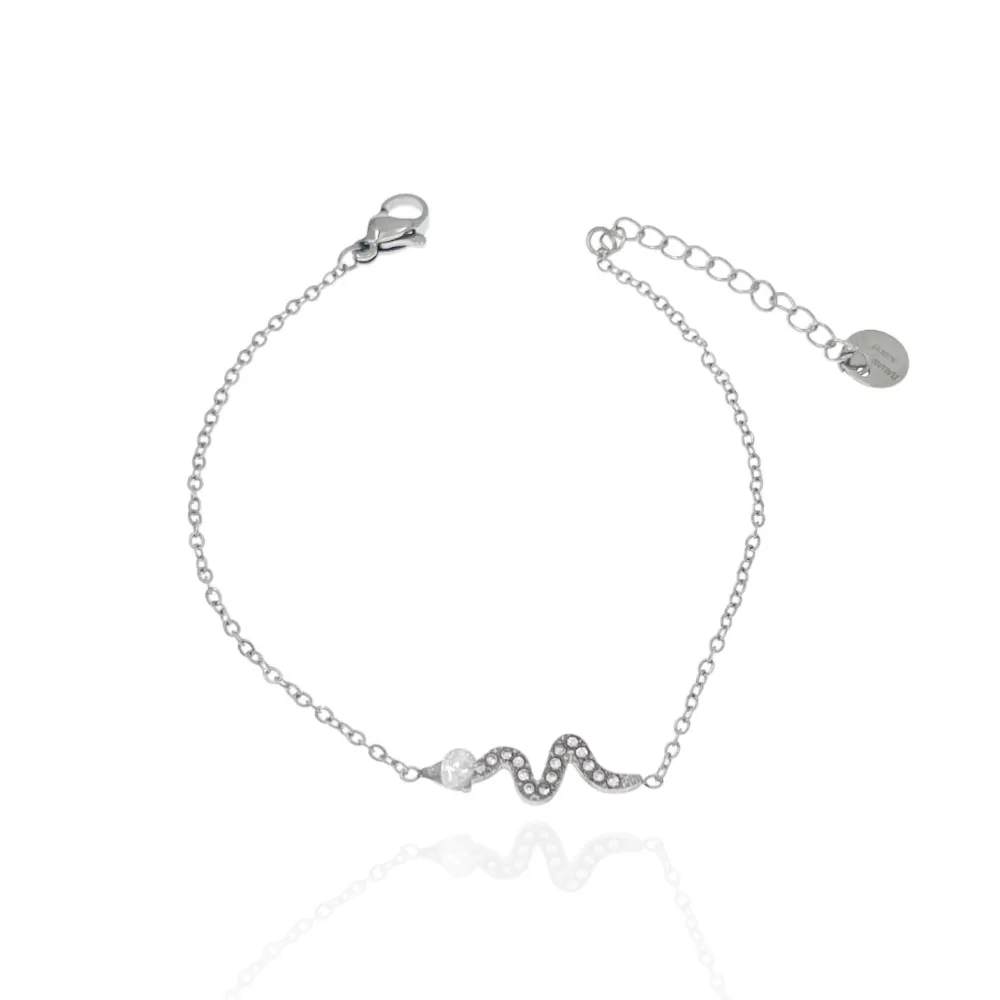 Serpente-Bracciale in Acciaio - BAC-103-AA1962B