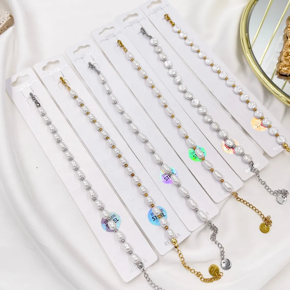 Perla Ovale-Bracciale in Acciaio - BAC-103-AA2006