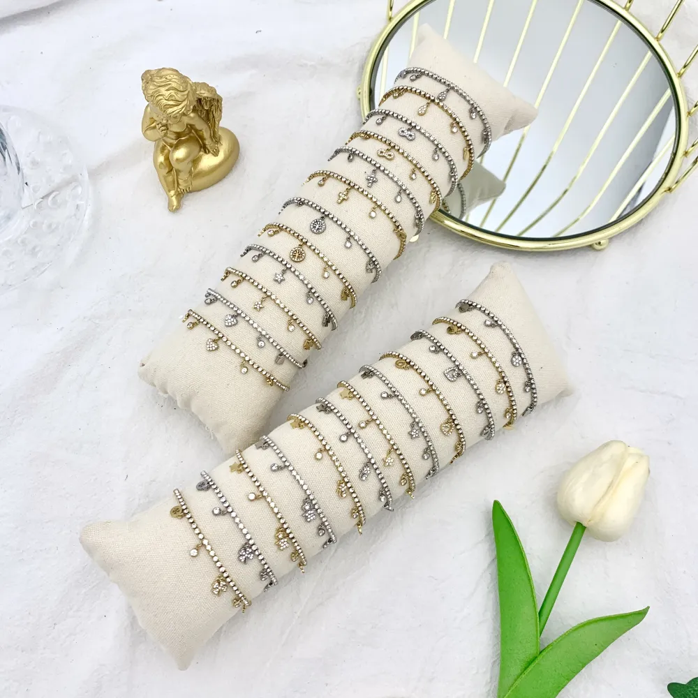 Tennis con Gatto-Bracciale in Acciaio - BAC-103-AA2537B Gatto