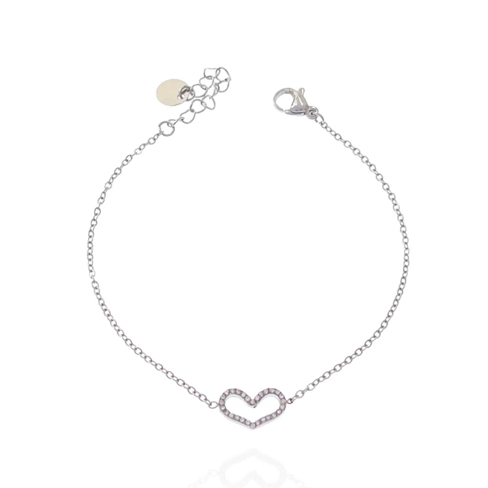 Cuore Vuoto-Bracciale in Acciaio EMANA - BAC-103-AA2837B