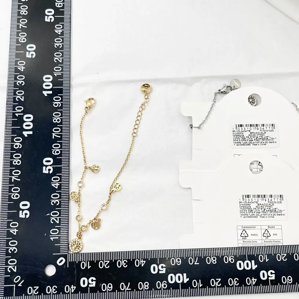 Albero della Vita -Bracciale in Acciaio con Chiusura - BAC-103-AA3477B