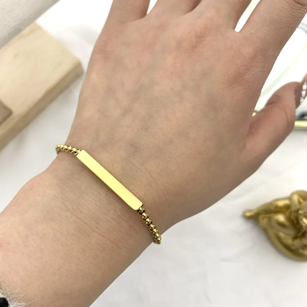 Target-Bracciale in Accciaio - BAC-103-AA3882B