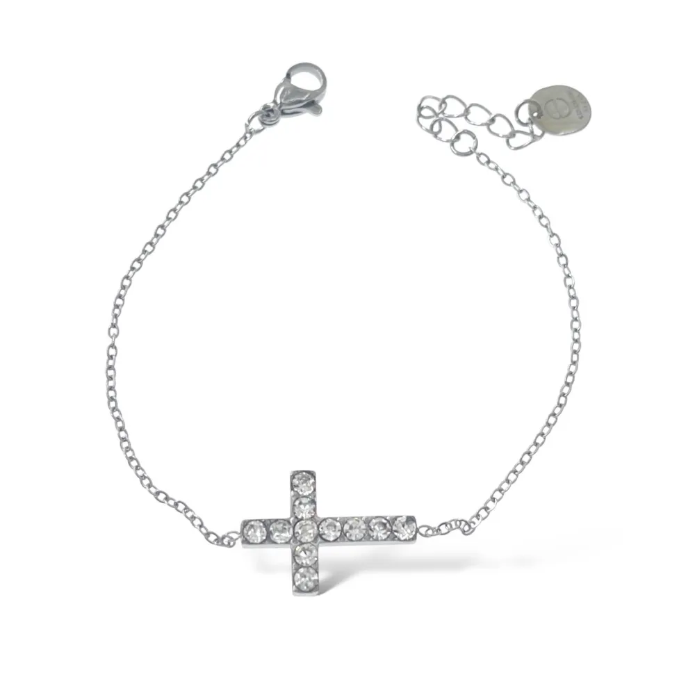 Croce-Bracciale in Acciaio - BAC-103-AA5347