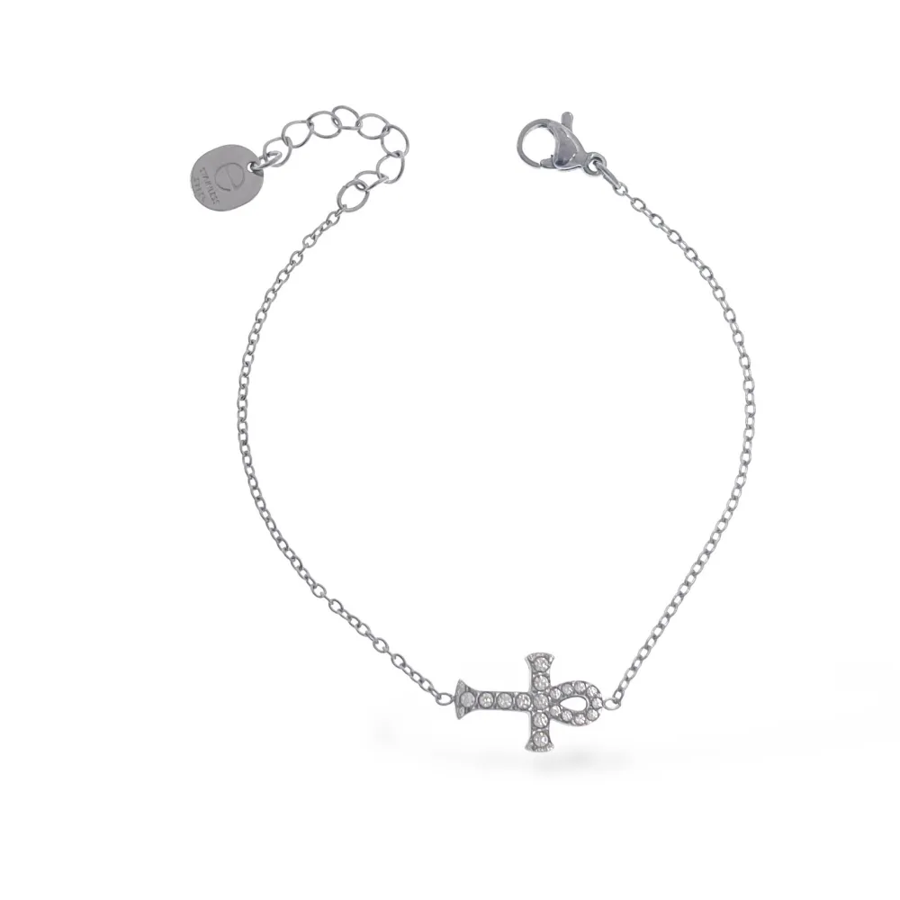 Croce-Bracciale in Acciaio - BAC-103-AA5638B