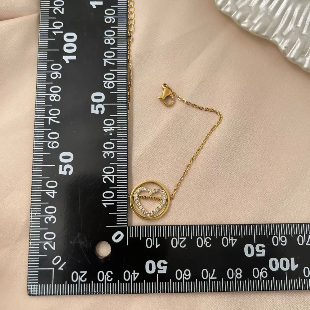 Mamma-Bracciale in Acciaio e Zirconia - BAC-103-AA956B