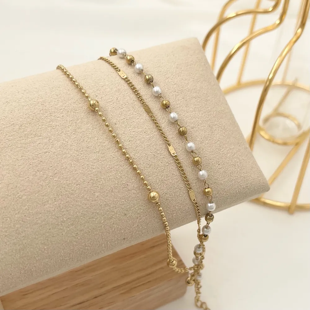 Tre fili -Bracciale in Acciaio - BAC-413-1268