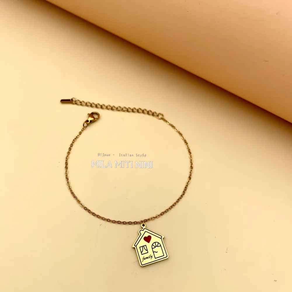 Casa-Bracciale in Acciaio con Chiusura - BAC413-1327