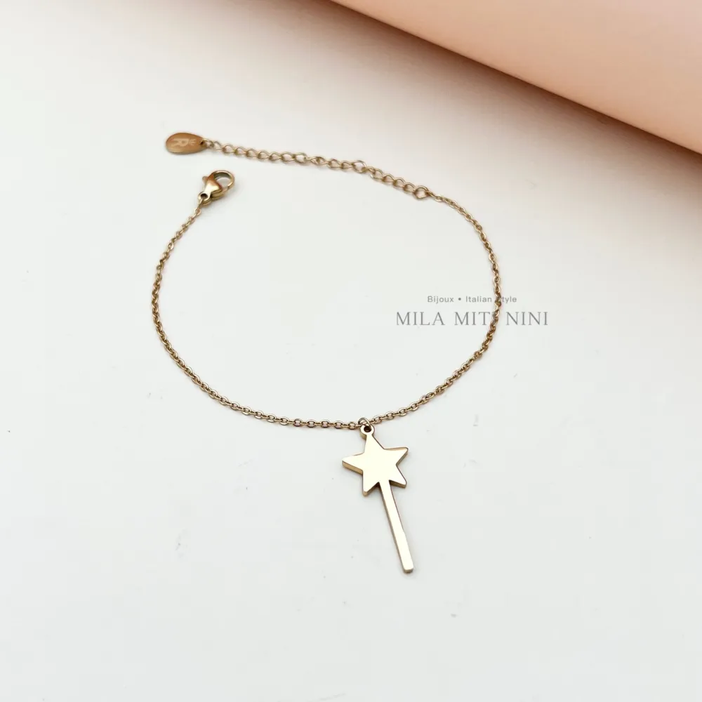 Bacchetta Magica-Bracciale in Acciaio con Chiusura - BAC413-1402