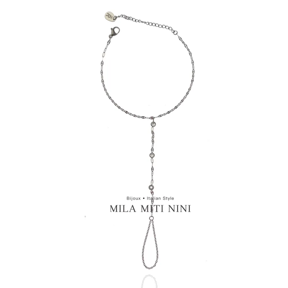 Catena e Punto Luce-Baciamano in Acciaio - BAC-413-1883