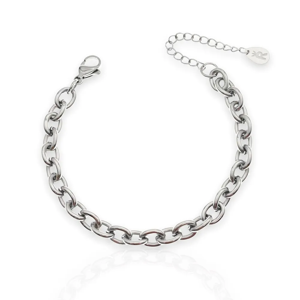 Catena-Bracciale in Acciaio con Chiusura - BAC-413-2715