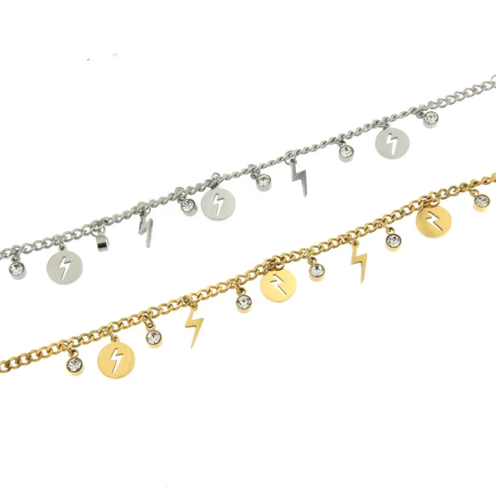 BAC7213-Fulmine- Bracciale in Acciaio - BAC-413-827