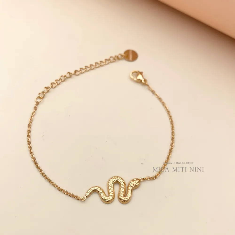 Serpente-Bracciale in Acciaio con Chiusura - BAC450-446