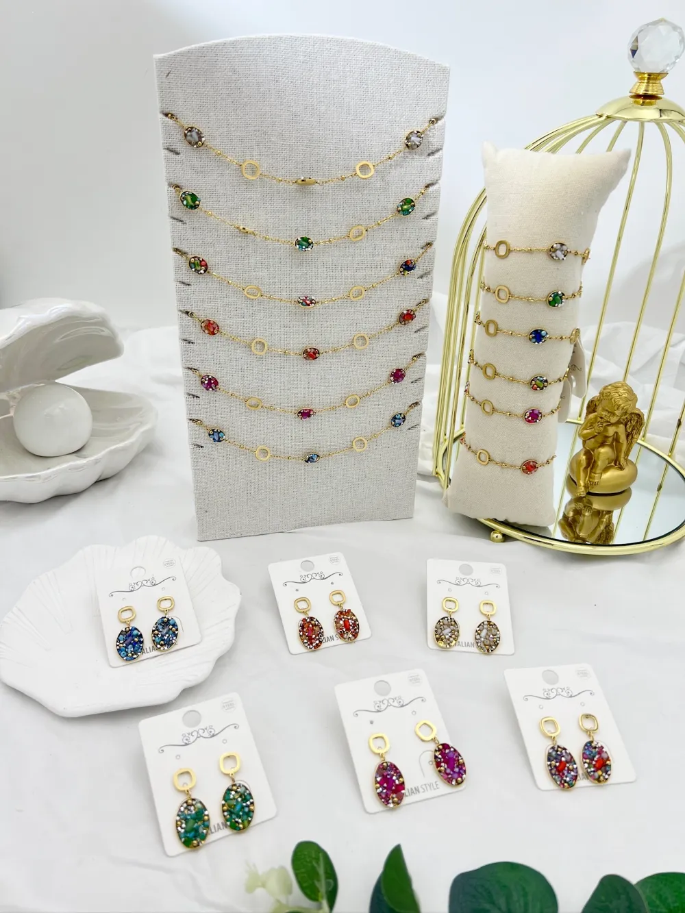 Ovale-Bracciale in Acciaio con Chiusura - BAC-732-203