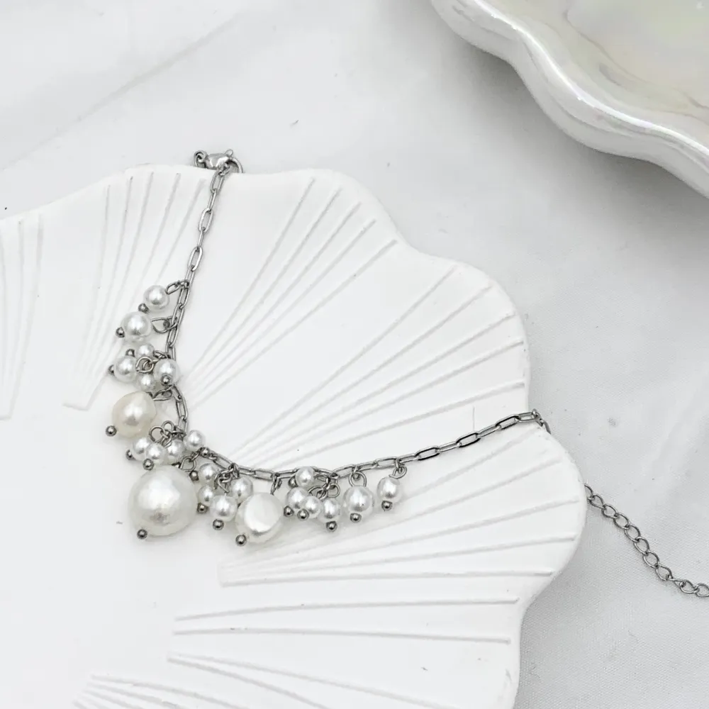 Perline Pendente-Bracciale in Acciaio - BAC-735-12