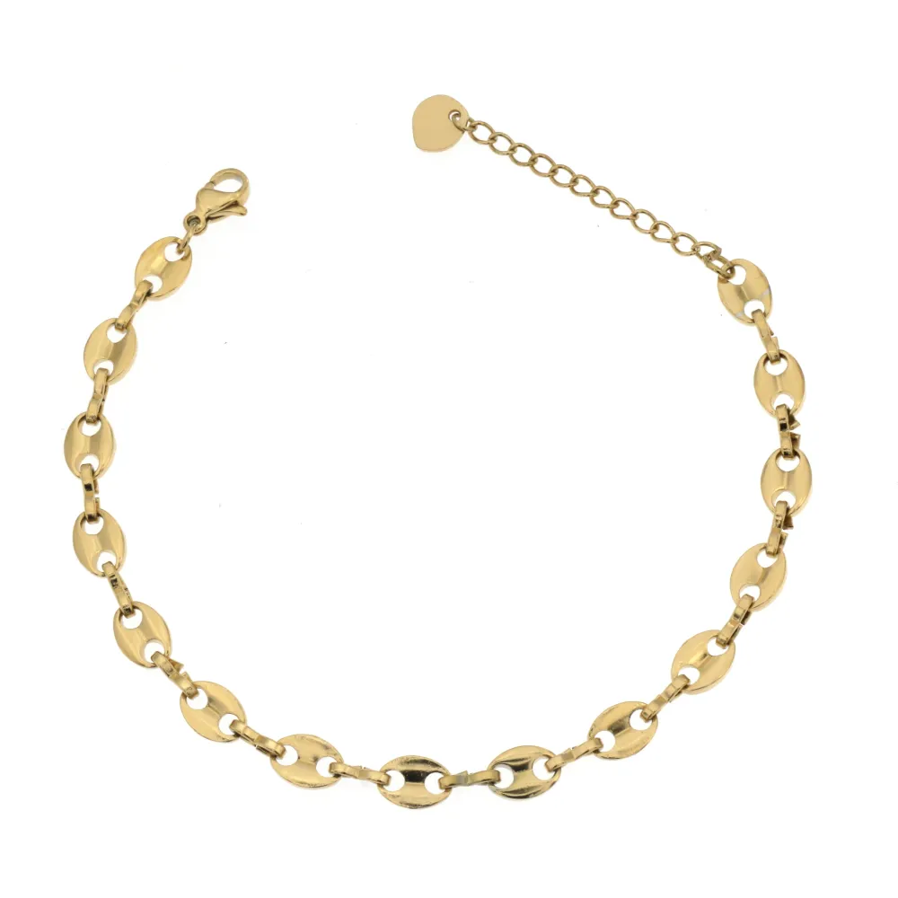 BAC-Caffè 5373 - Bracciale a Catena in Acciaio - BAC-Caffè 5373 - Bracciale a Catena in Acciaio