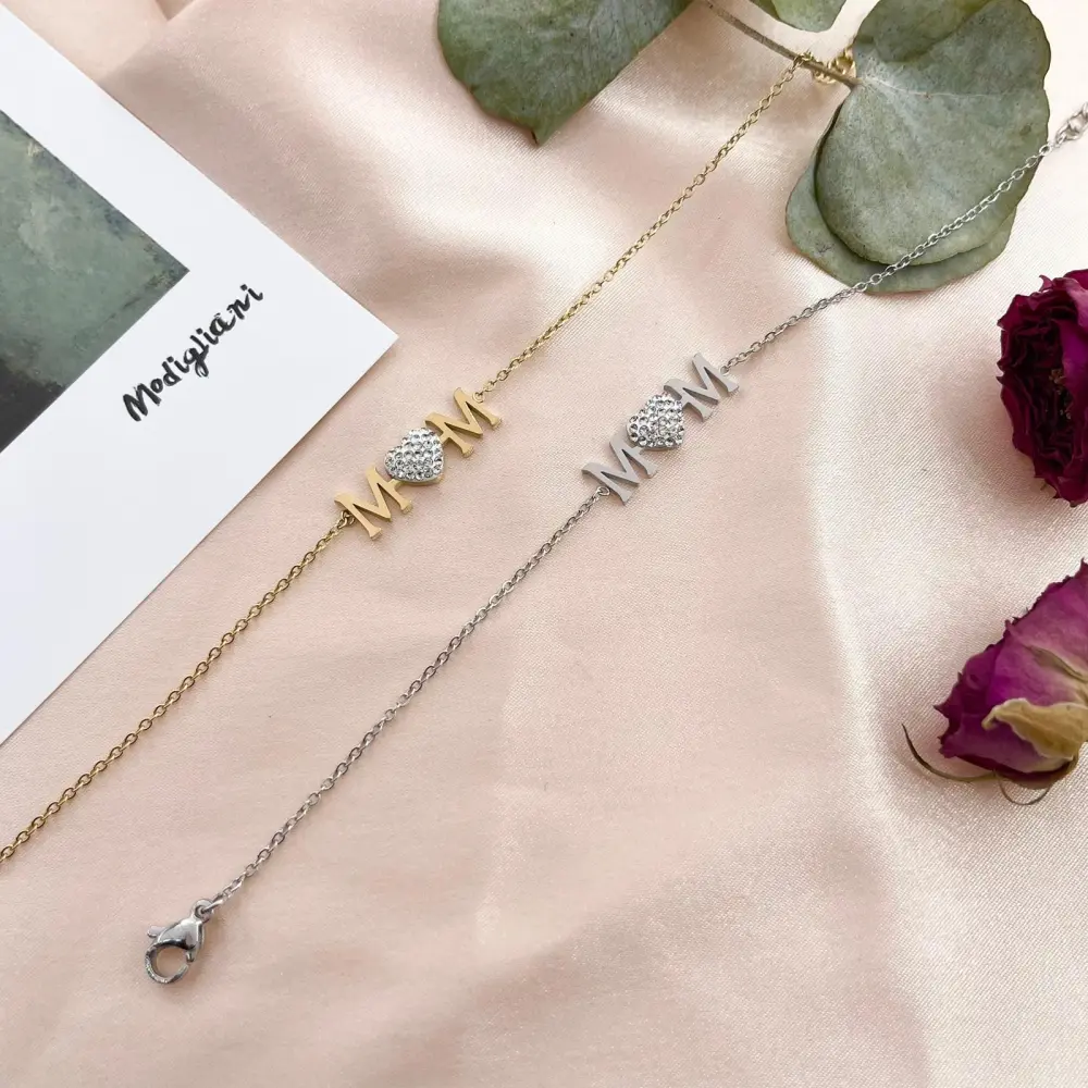 BAC-Mom 5376 - Bracciale in Acciaio con Chiusura - BAC-Mom 5376 - Bracciale in Acciaio con Chiusura