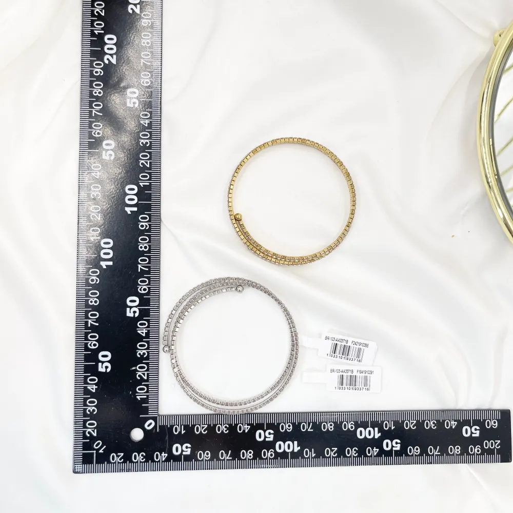 Tennis Multifili-Bracciale a Molla in Acciaio - BAR-103-AA3371B