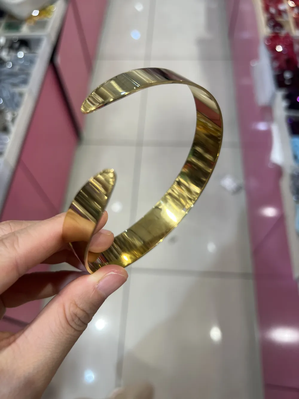 Semplice -Bracciale da Braccio in Acciaio - BAR-413-001