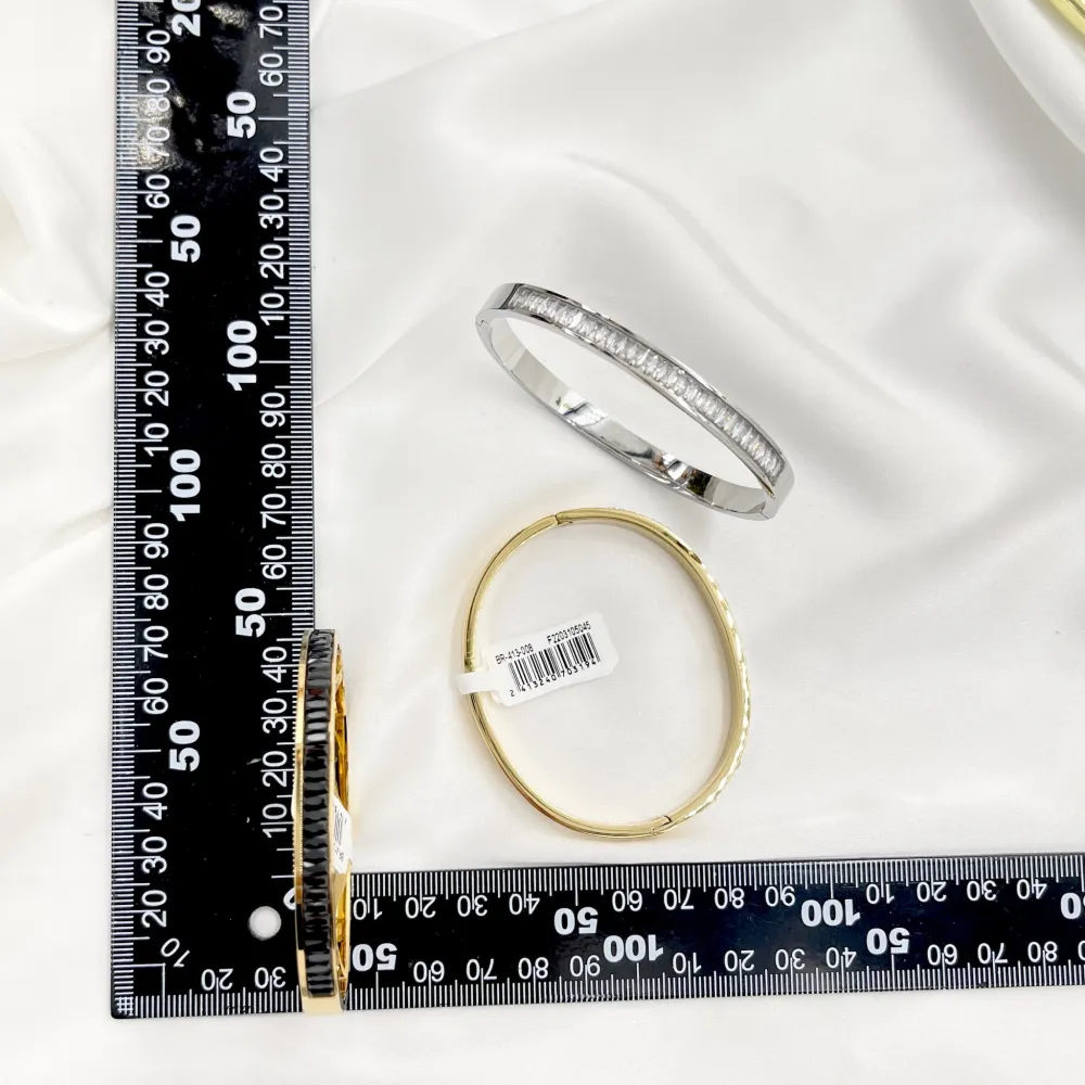 Tennis -Bracciale Rigido in Acciaio - BAR-413-008