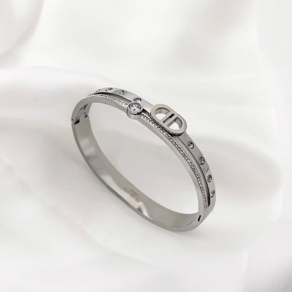 Doppio -Bracciale Rigido in Acciaio - BAR-413-1074