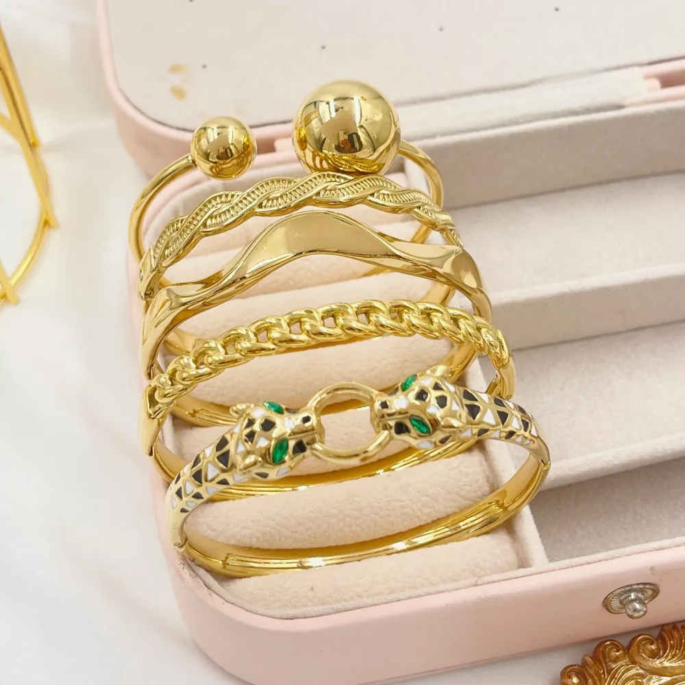 Pantera--Bracciale Rigido in Acciaio - BAR-413-121