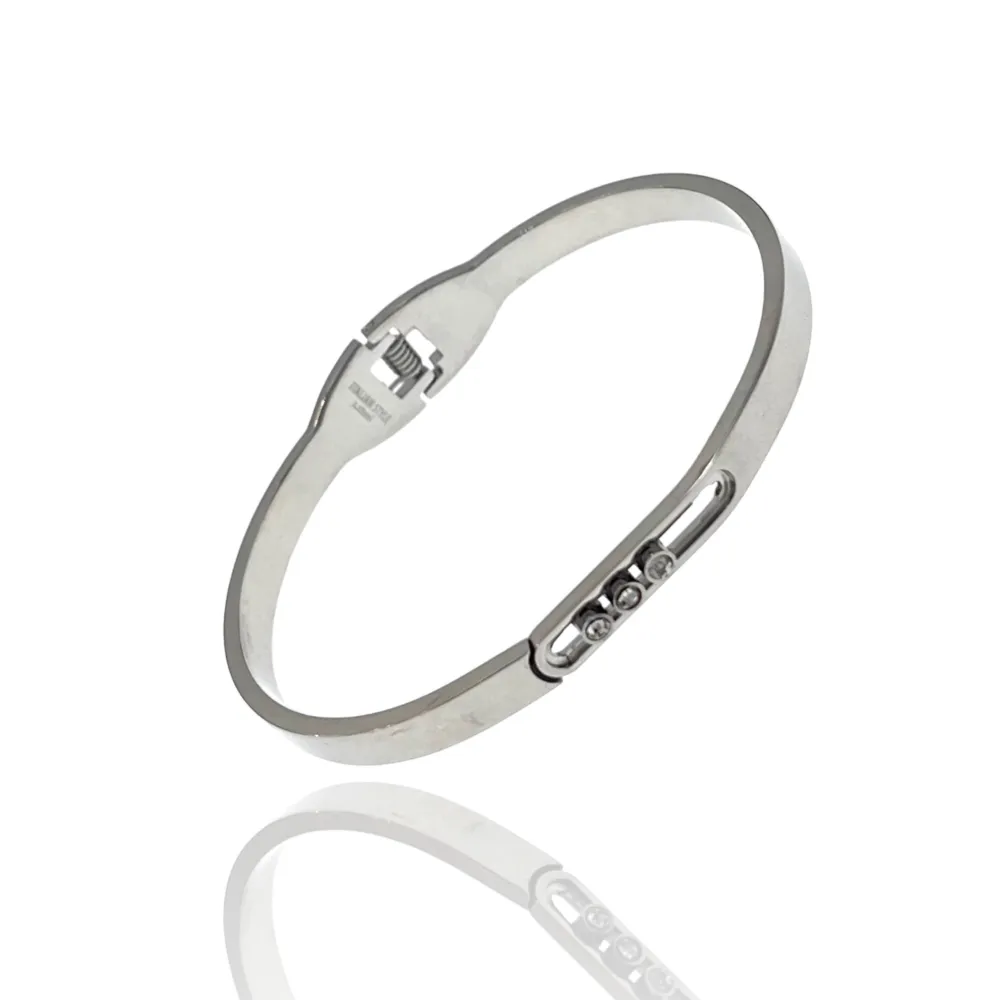 Punto Luce-Bracciale Rigido in Acciaio - BAR-413-2117