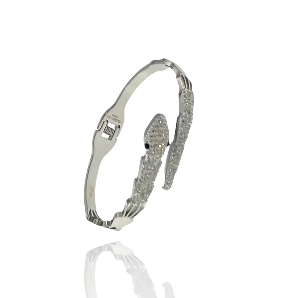Serpente-Bracciale Rigido in Acciaio - BAR-413-327-1201