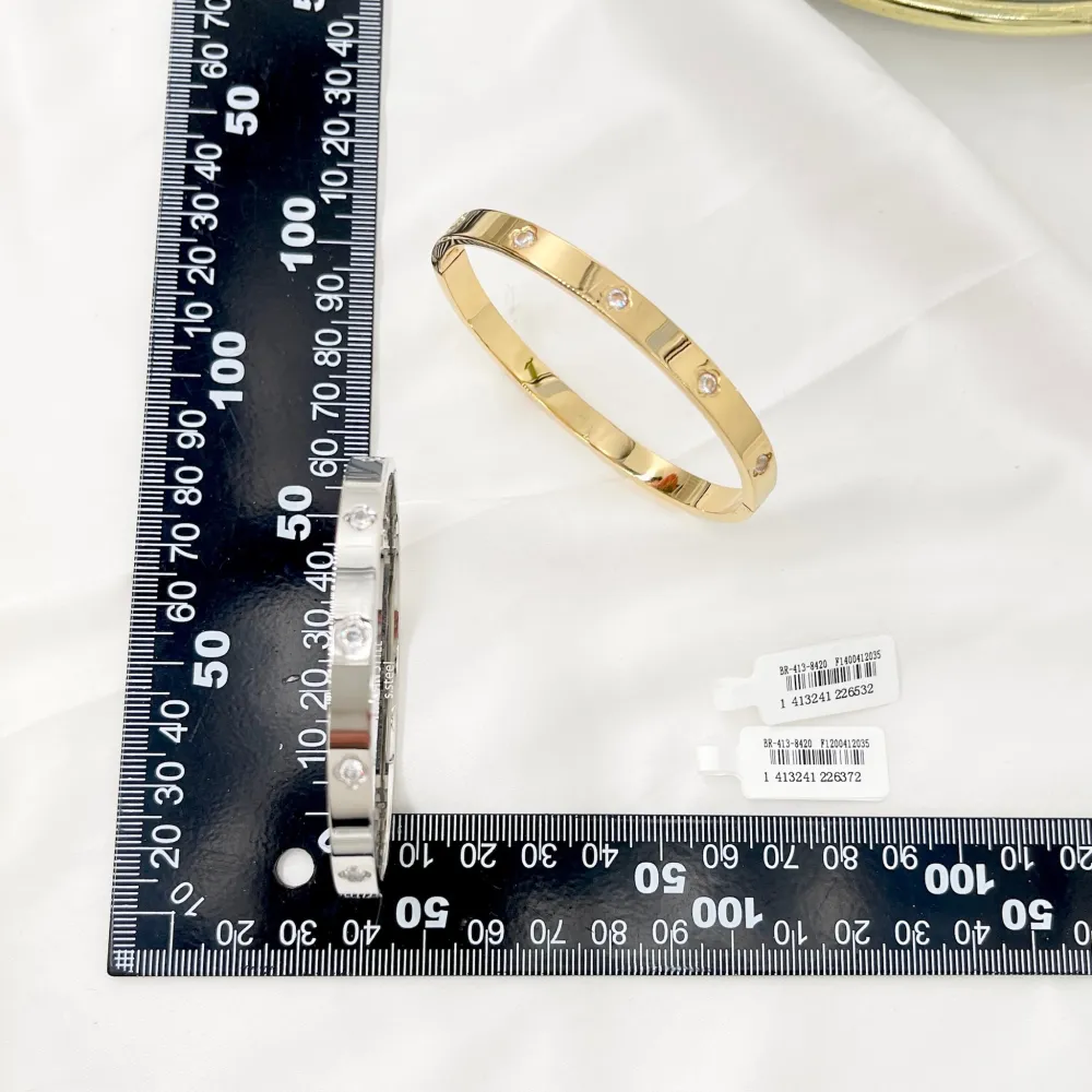 Punto Luce  -Bracciale Rigido in Acciaio - BAR-413-8420