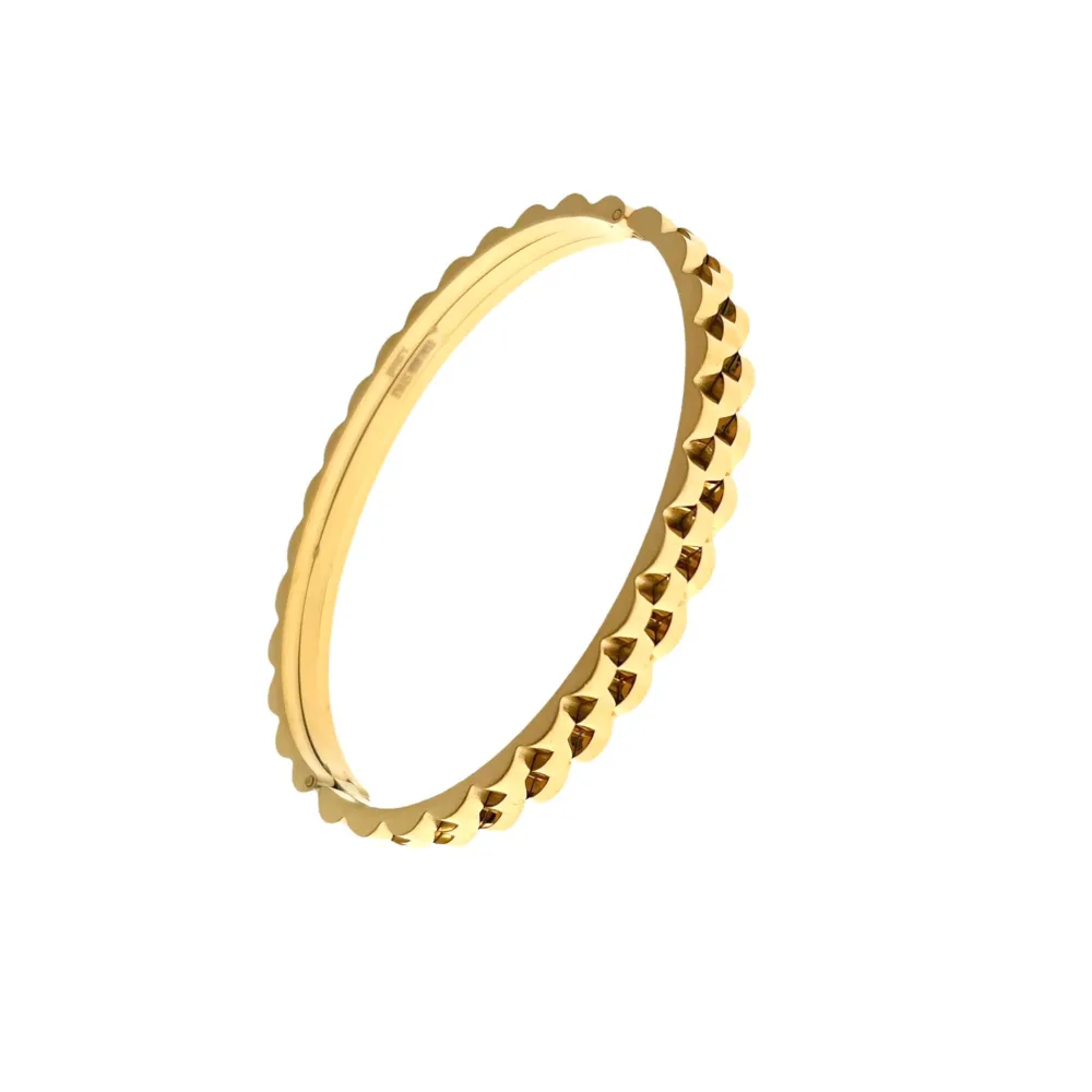 Semplice da Donna-Bracciale Rigido in Acciaio - BAR-413-S1244a