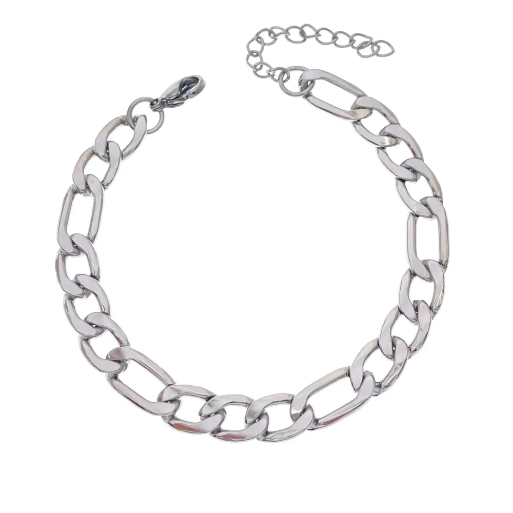 Catena 8mm 1.4NK3.1-Bracciale Unisex in Acciaio - BAU-208-262 8mm