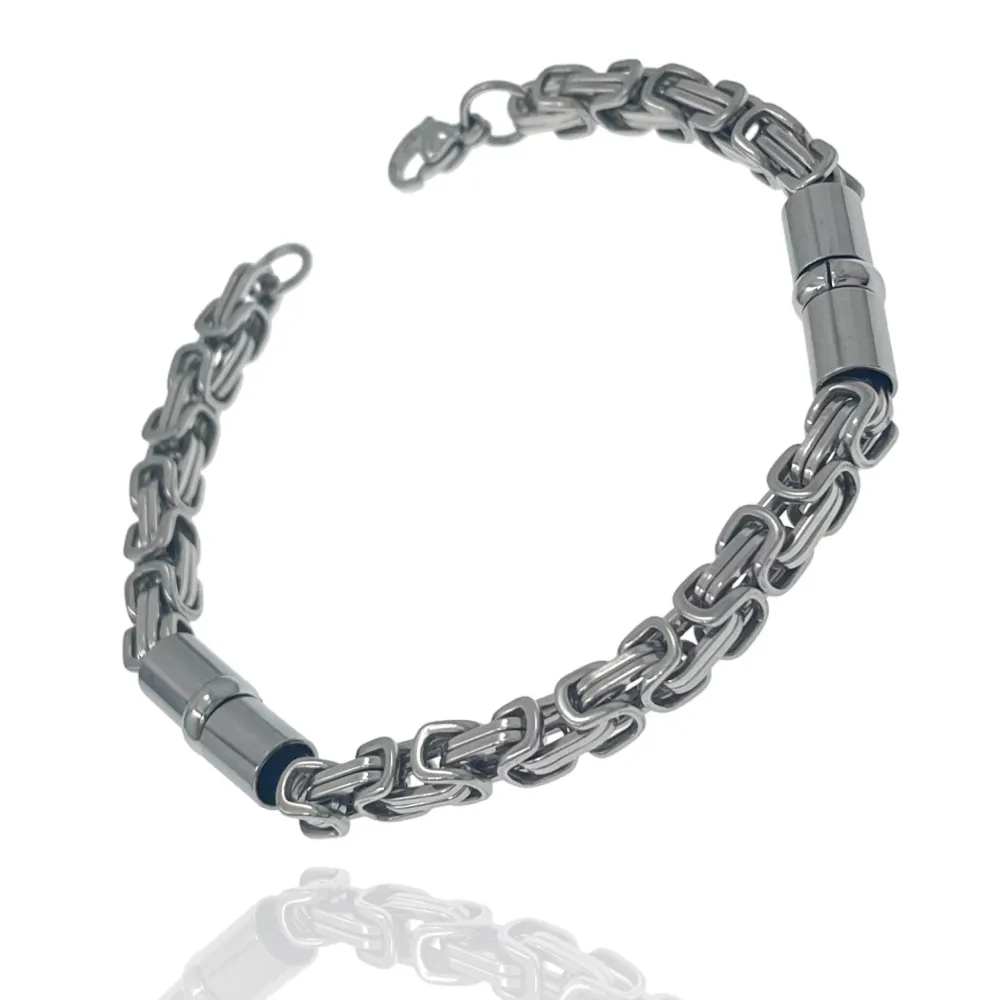 Catena-Bracciale Uomo in Acciaio - BAU-208-298