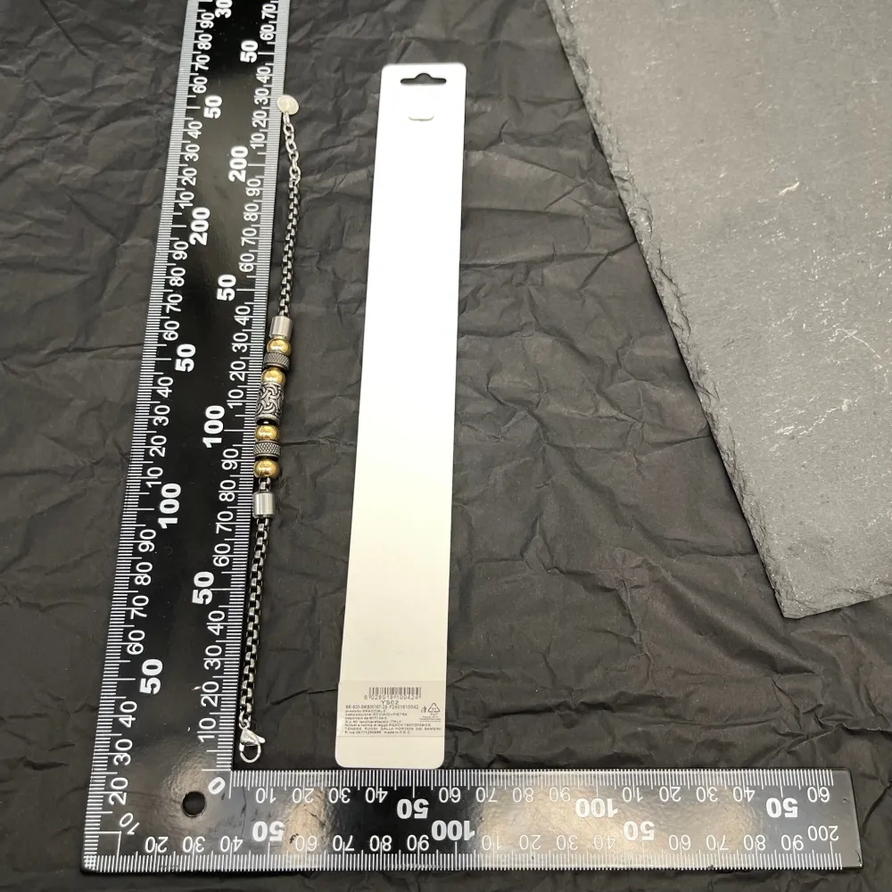 Palline-Bracciale in Acciaio da Uomo - BAU-500-BMS30167-28