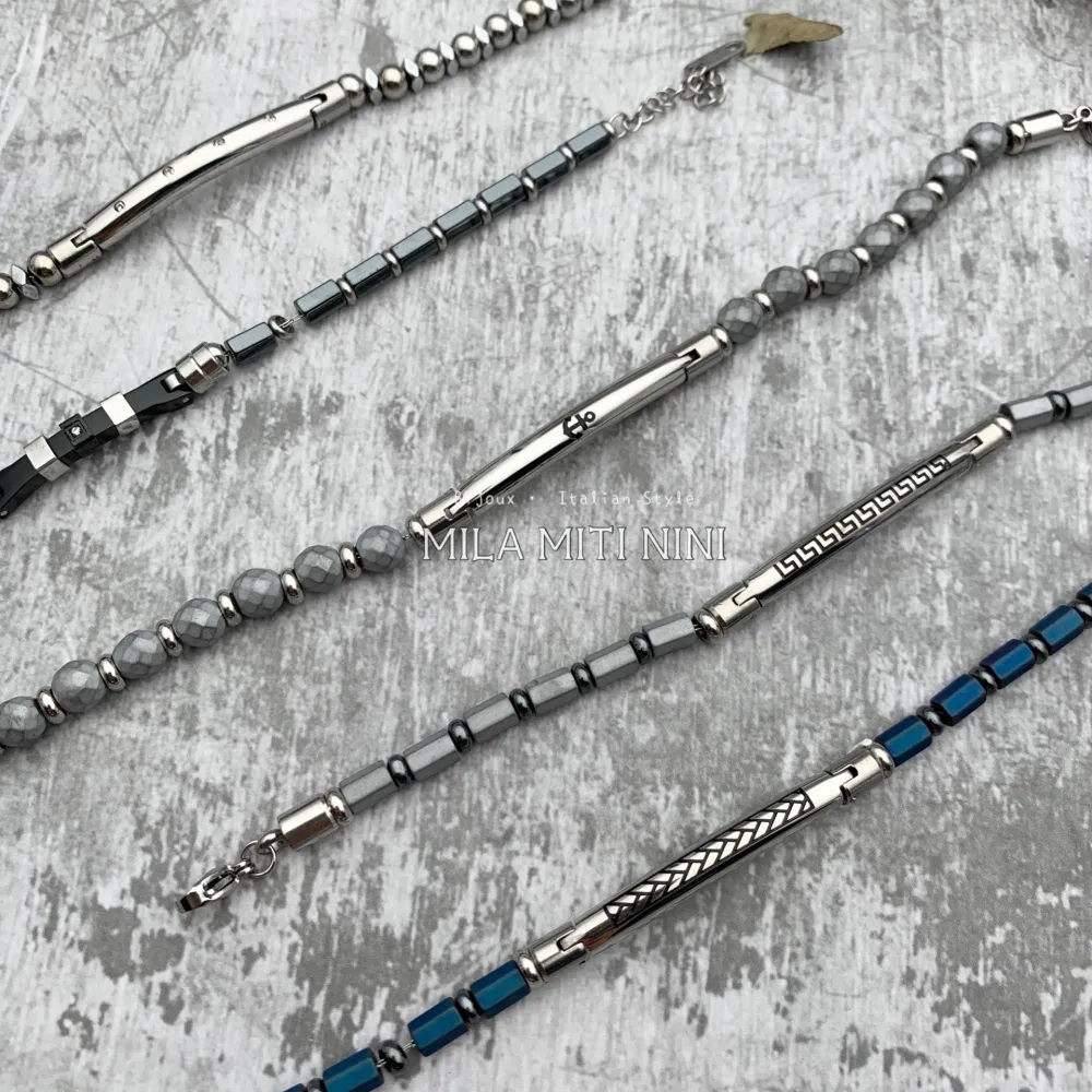 BAU600-A79-A'ncora-Bracciale Unisex in Acciaio - BAU600-A79-A'ncora-Bracciale Unisex in Acciaio