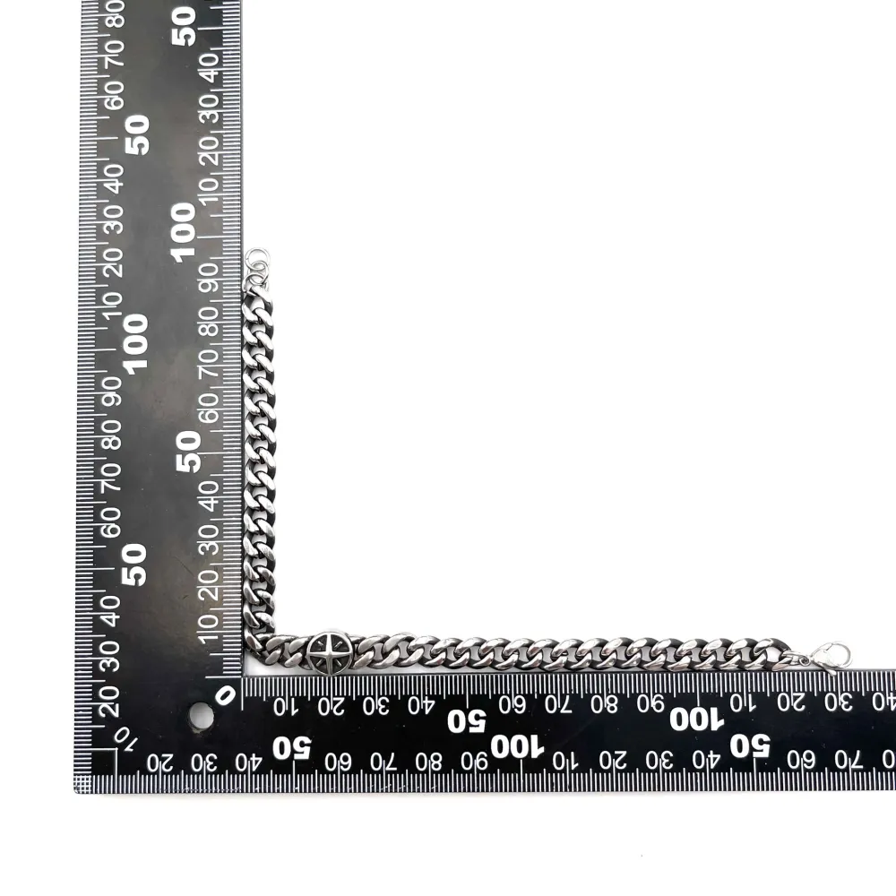 Timone-Bracciale in Acciaio da Uomo - BAU-600-B206