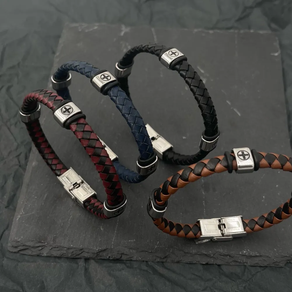 Crcoe-Bracciale in Acciaio da Uomo - BAU-600-H255