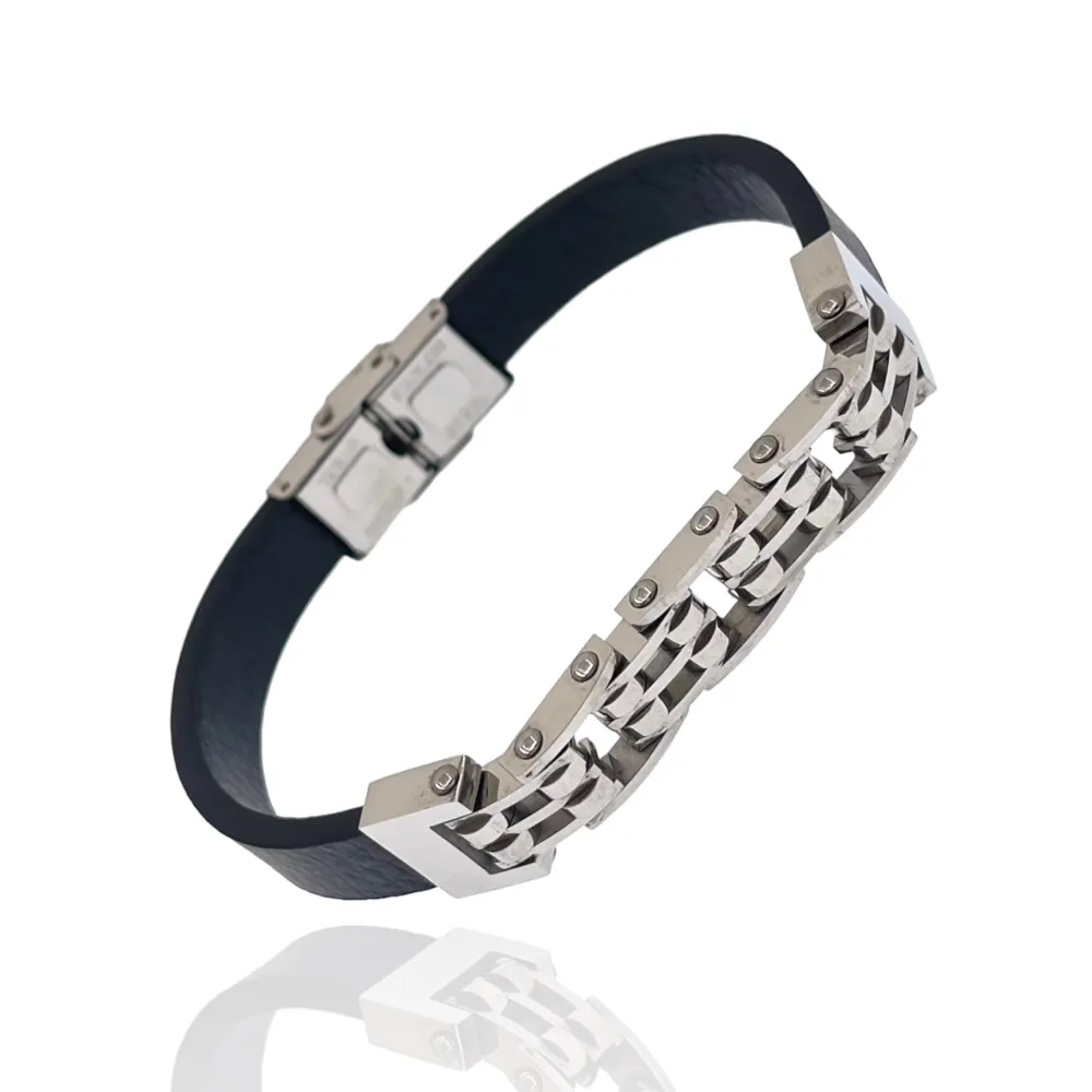 Catena-Bracciale da Uomo in Acciaio - BAU-720-20