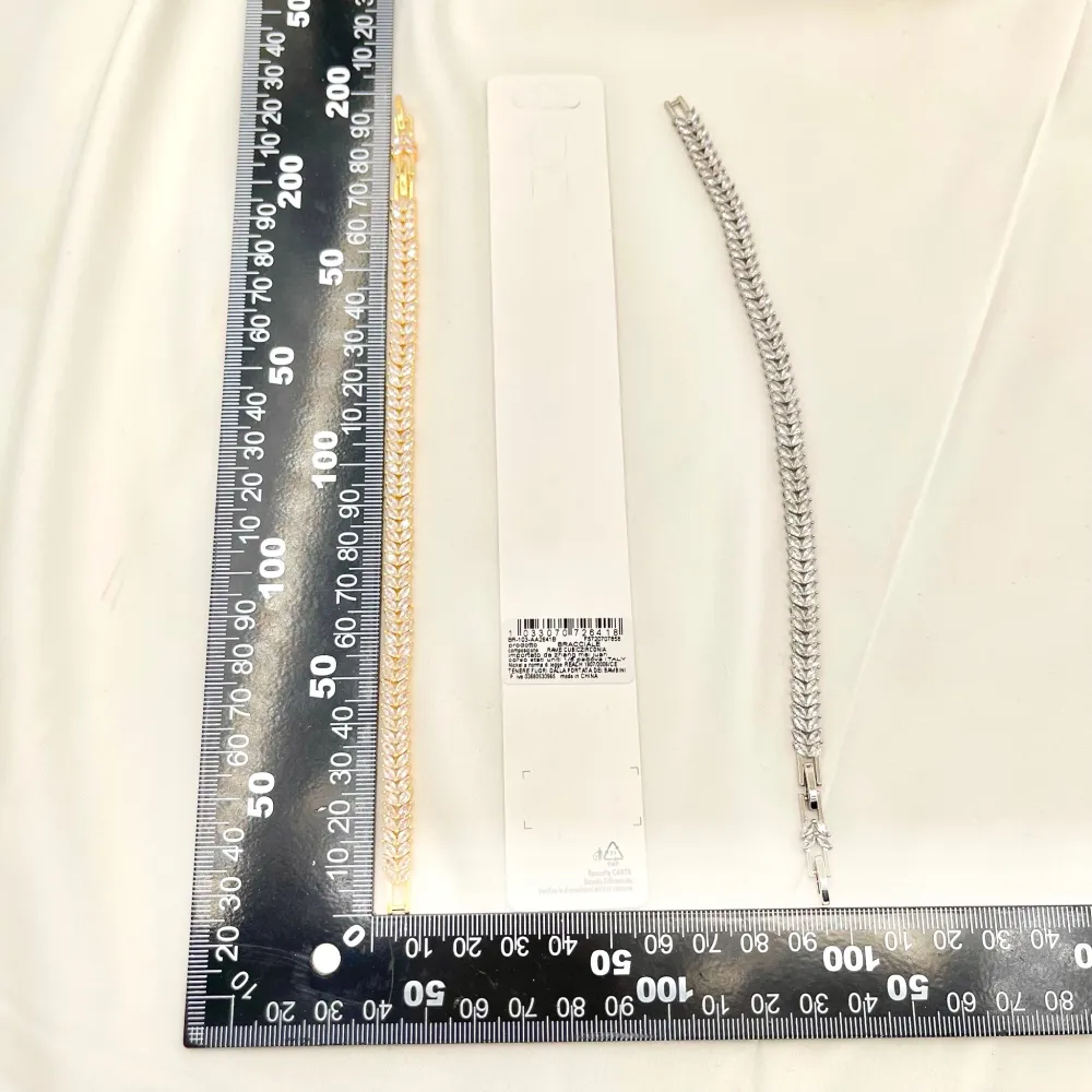 Foglia-Bracciale con Cubic Zirconia - BMZ-103-AA22641B