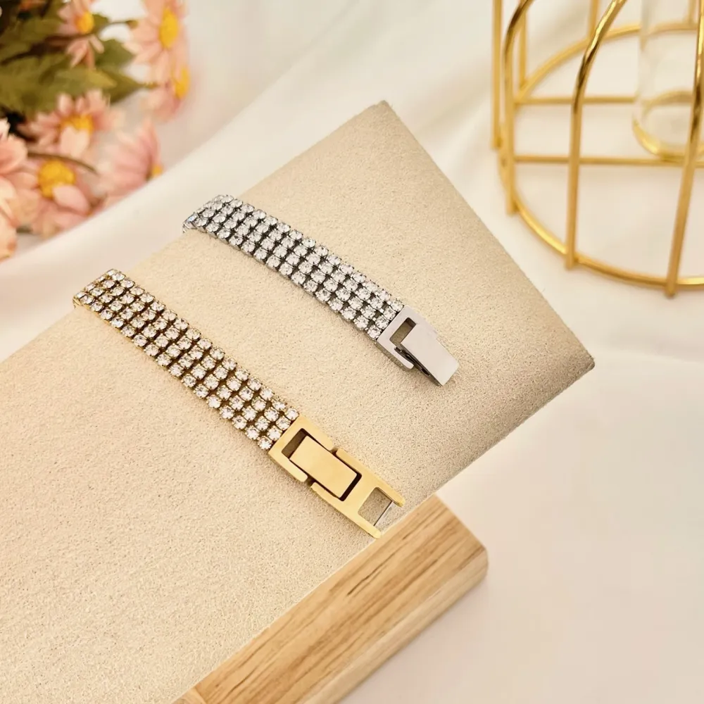 Tennis 2mm Quattro Fili -Bracciale con Cubic Zirconia - BMZ-103-AA2660B 2mm Quattro Fili