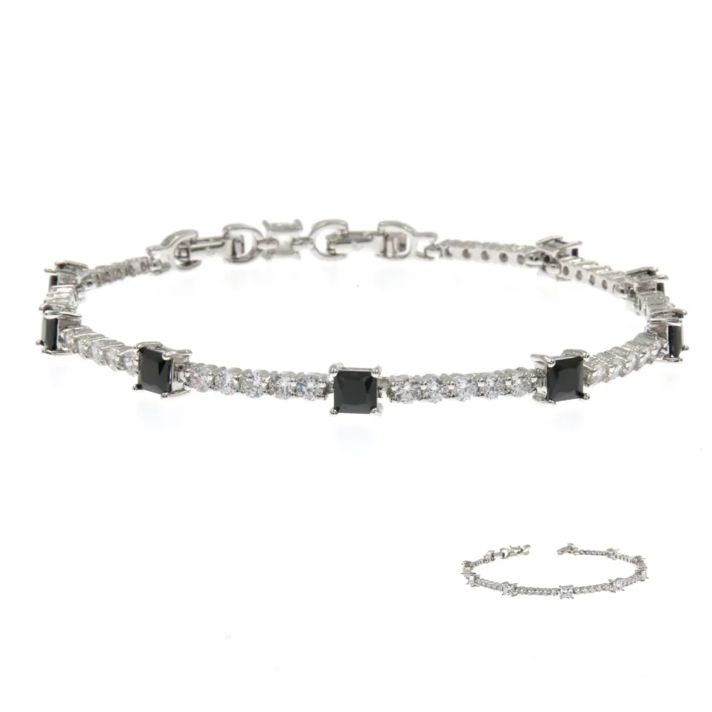 BMZ6561- Tennis Quadrato-Bracciale con Zirconia Xuping - BMZ6561- Tennis Quadrato-Bracciale con Zirconia Xuping