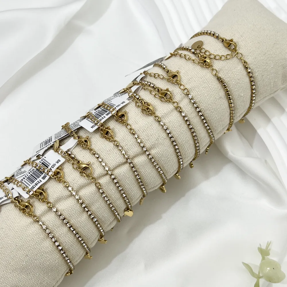 Tennis con Mix Soggetti-12pz Bracciali in Acciaio con chiusura - BPA-103-AA4126B