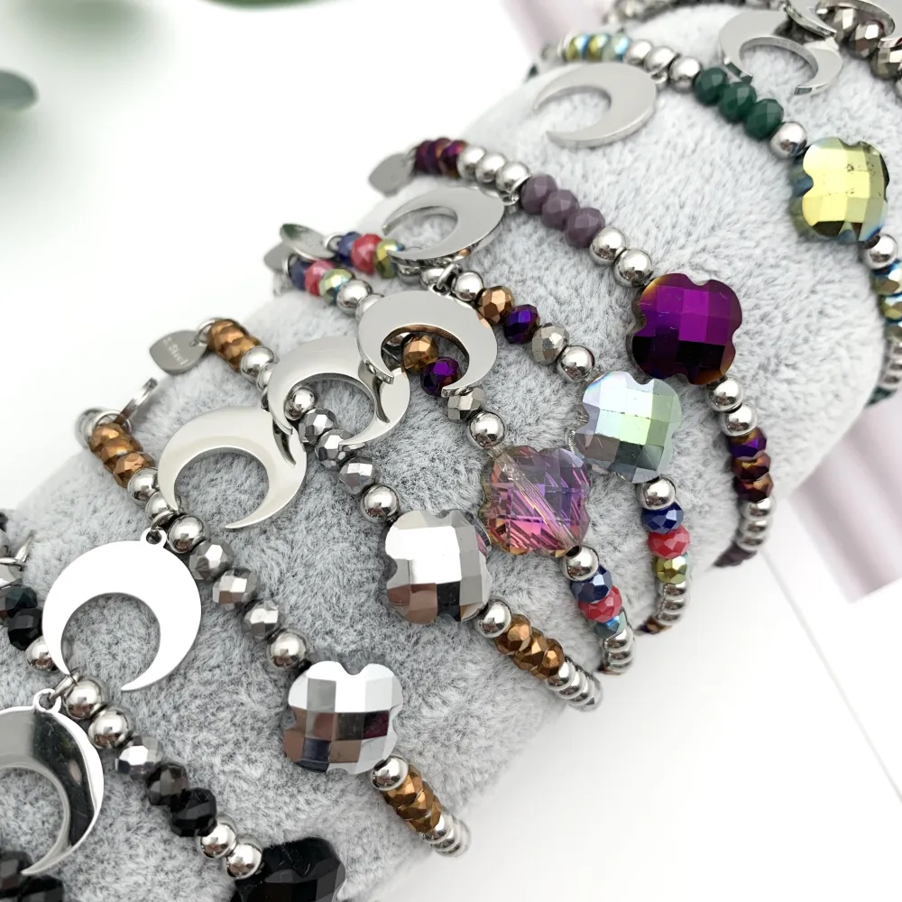 12Pz Bracciali Elastici in Acciaio+Cuscino in Omaggio - BPA413-520